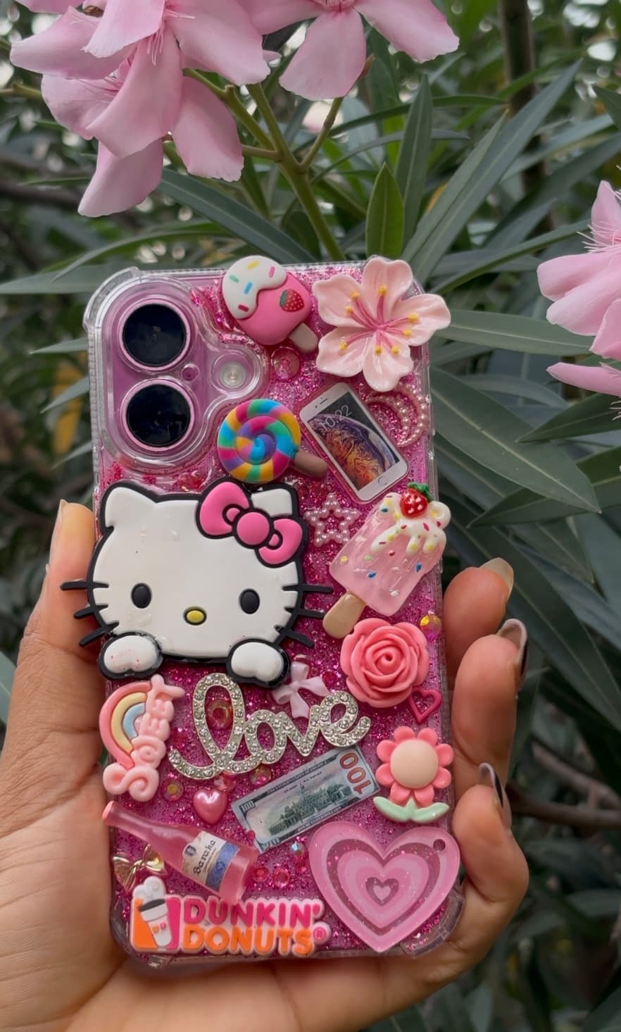 Pink Love Charm Case